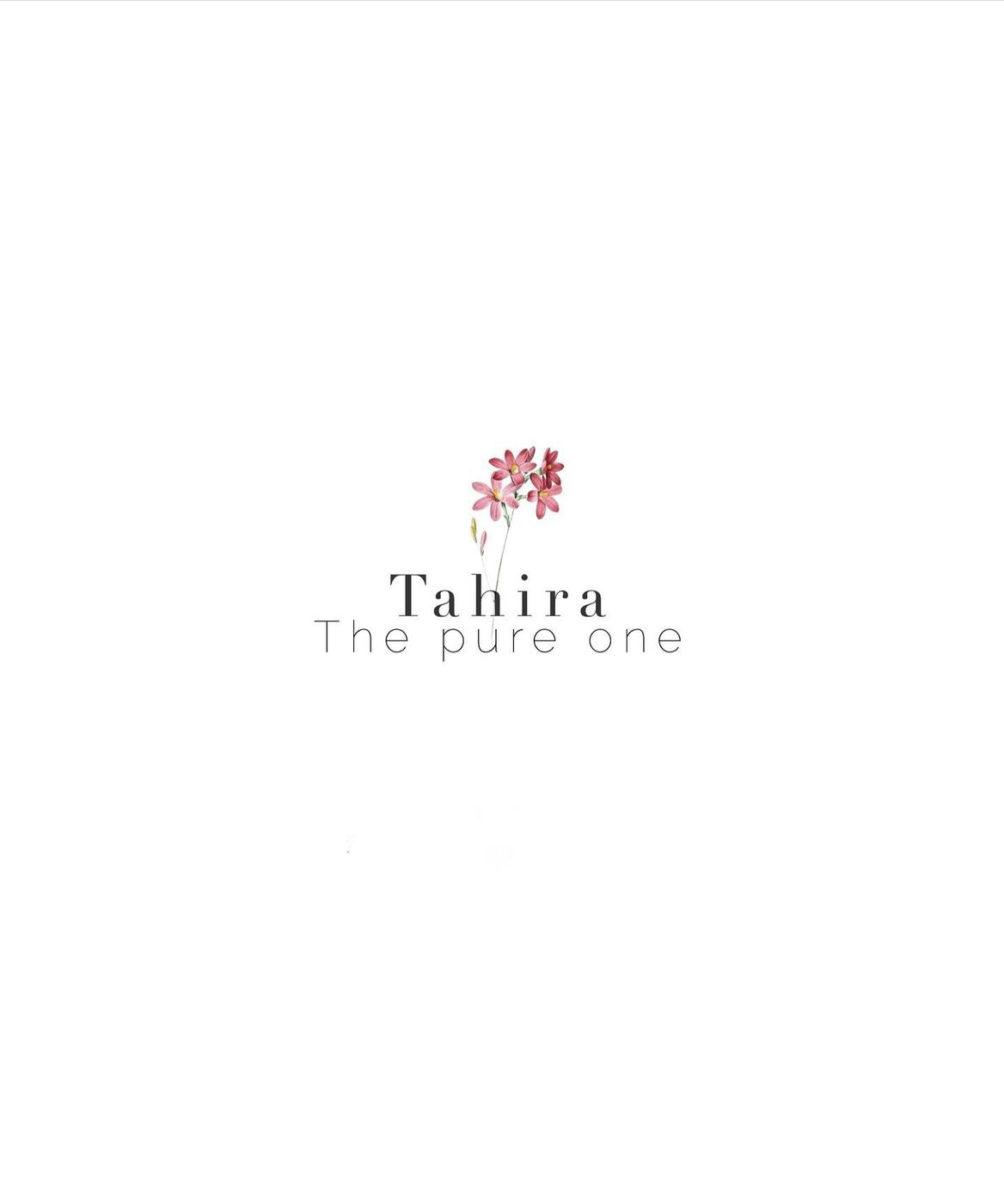 Tahira – the pure one